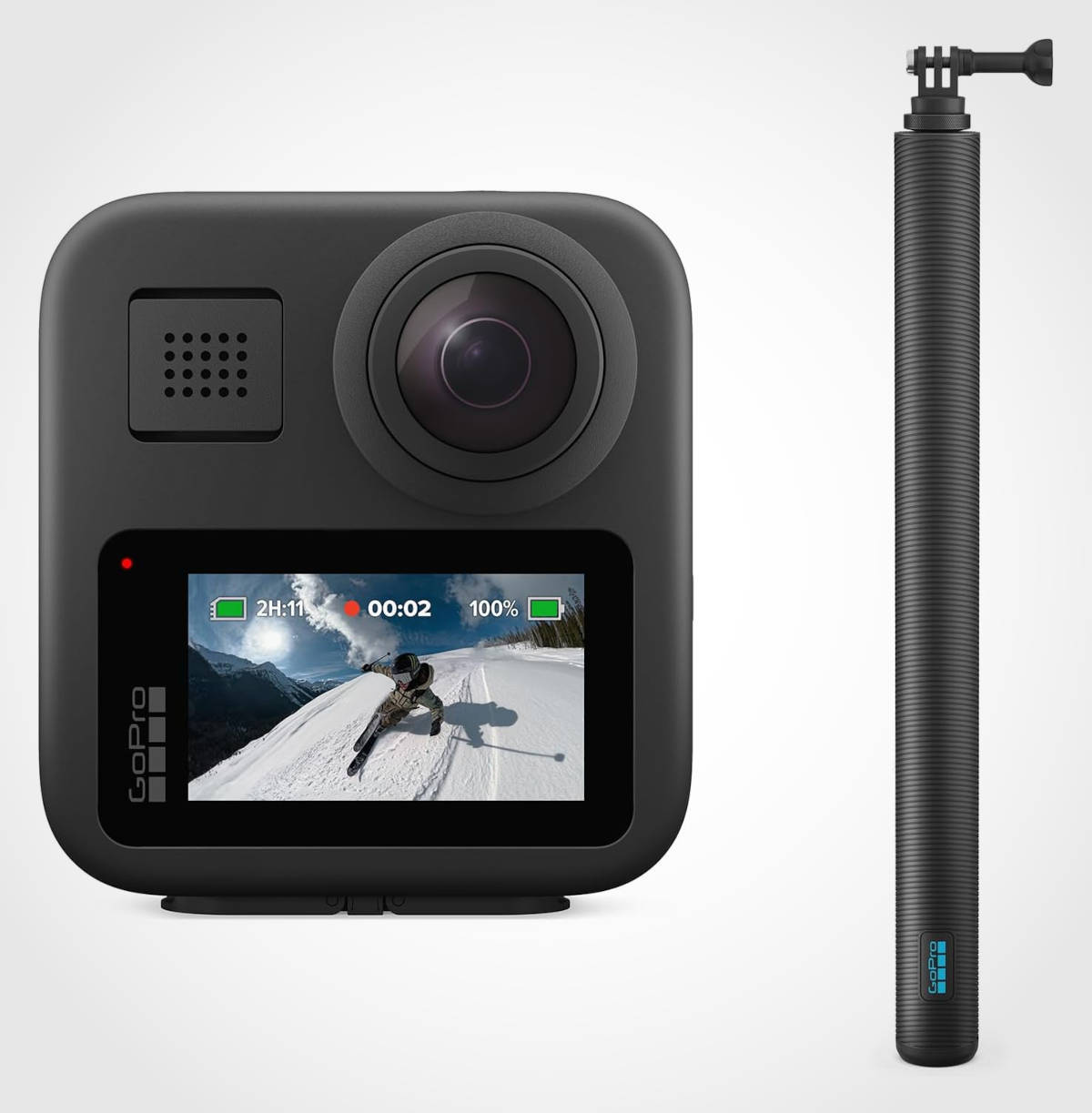 GoPro MAX 360 más vara de carbono de 2.7 metros. Imagen: GoPro