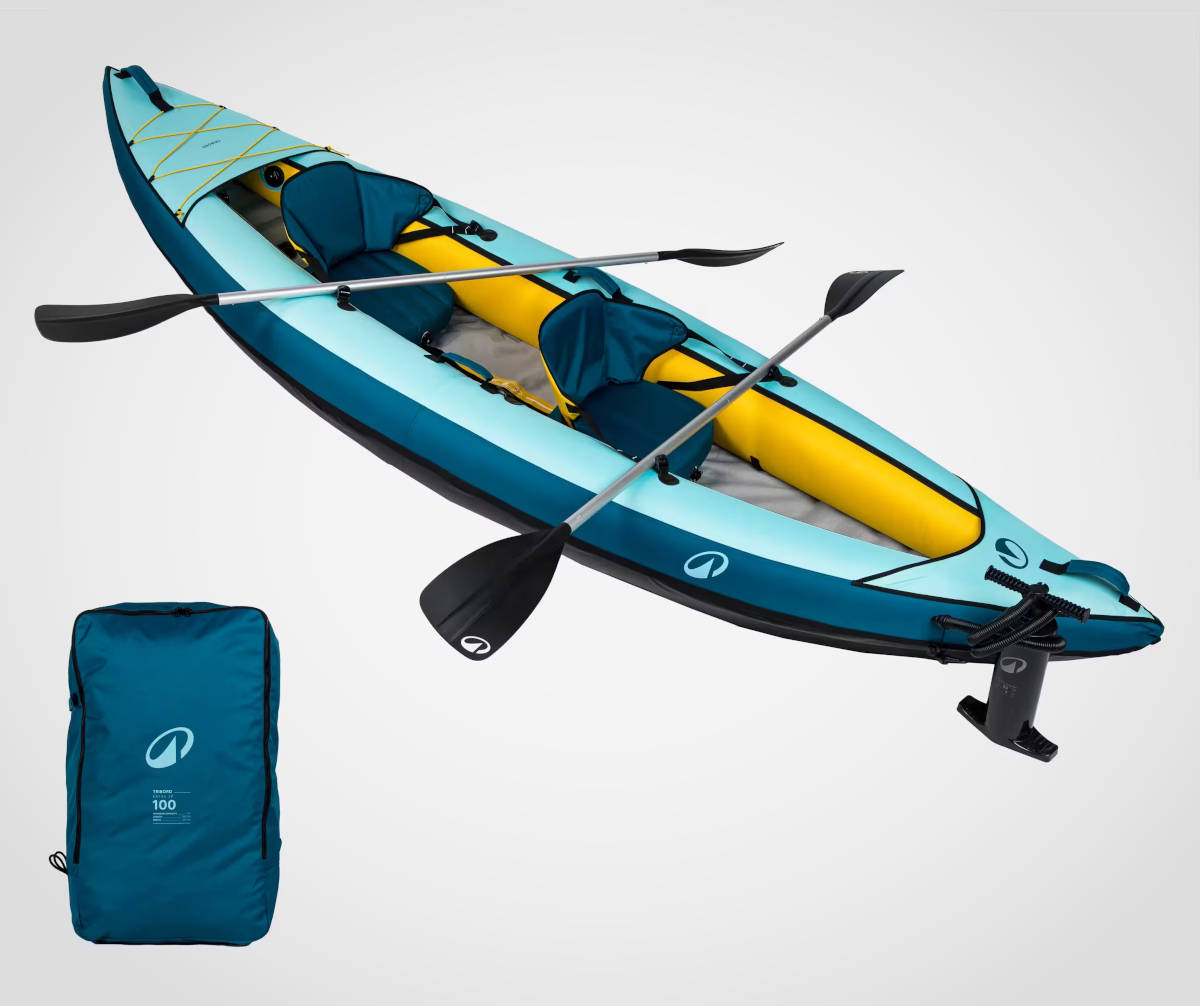 Pack Kayak Tribord 100. Imagen: Decathlon