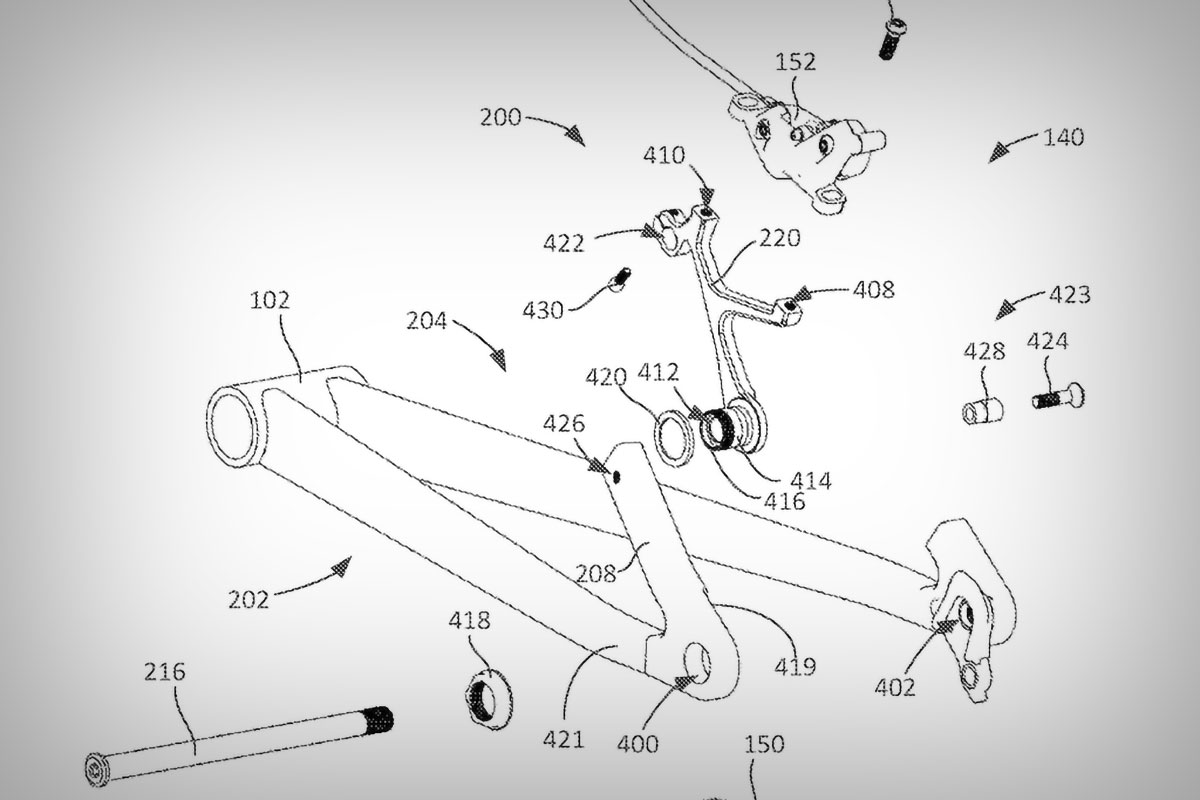 SRAM registra una patente para un diseño de soporte de freno universal