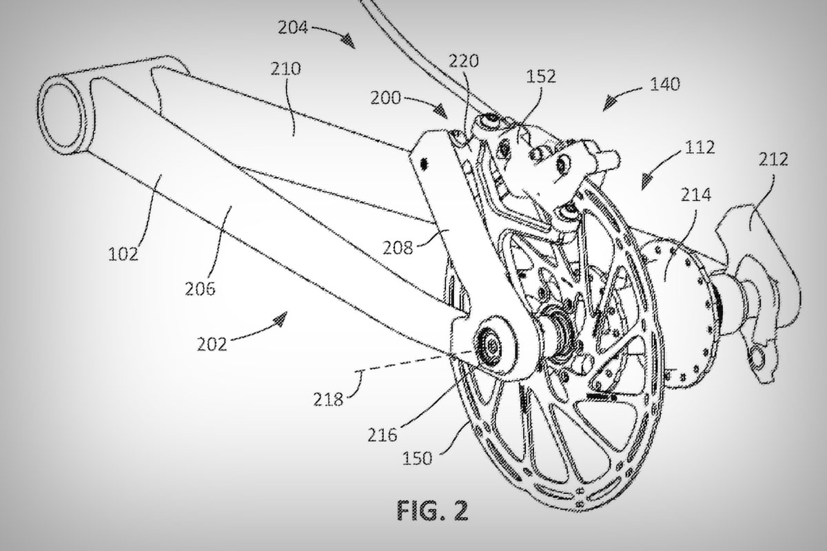 SRAM registra una patente para un diseño de soporte de freno universal