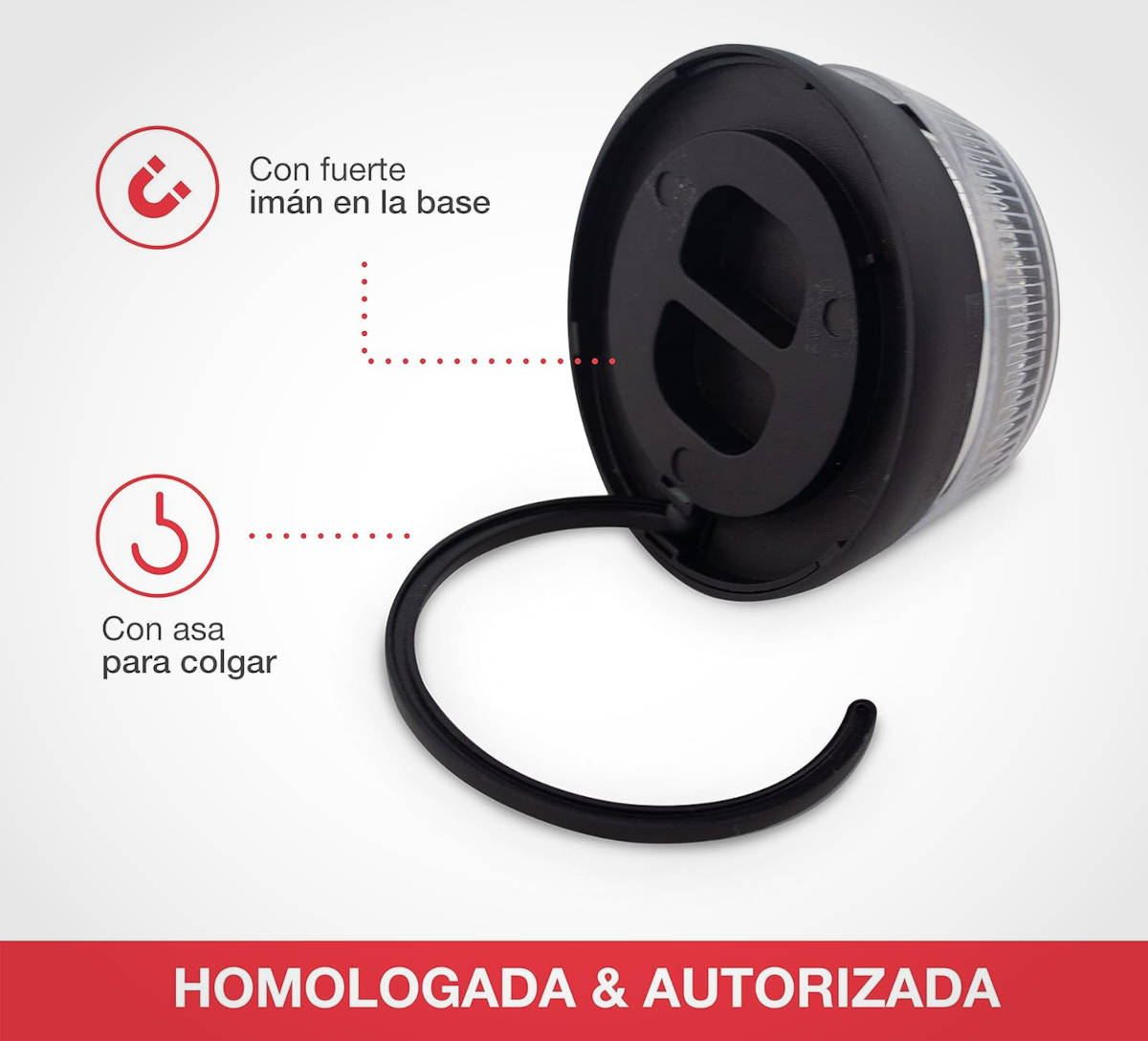 Luz V16 homologada. Imagen: PMK GRUPO