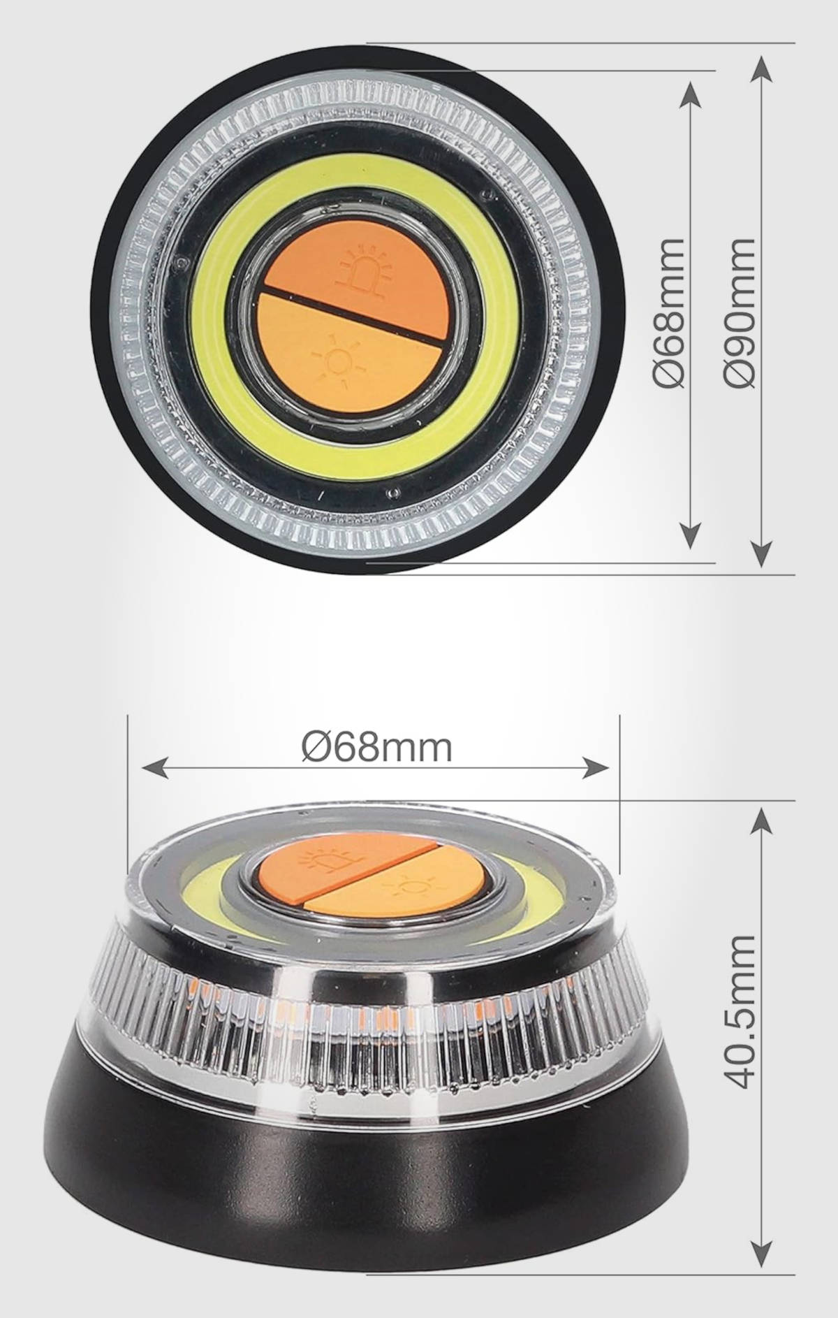 Luz V16 homologada. Imagen: PMK GRUPO