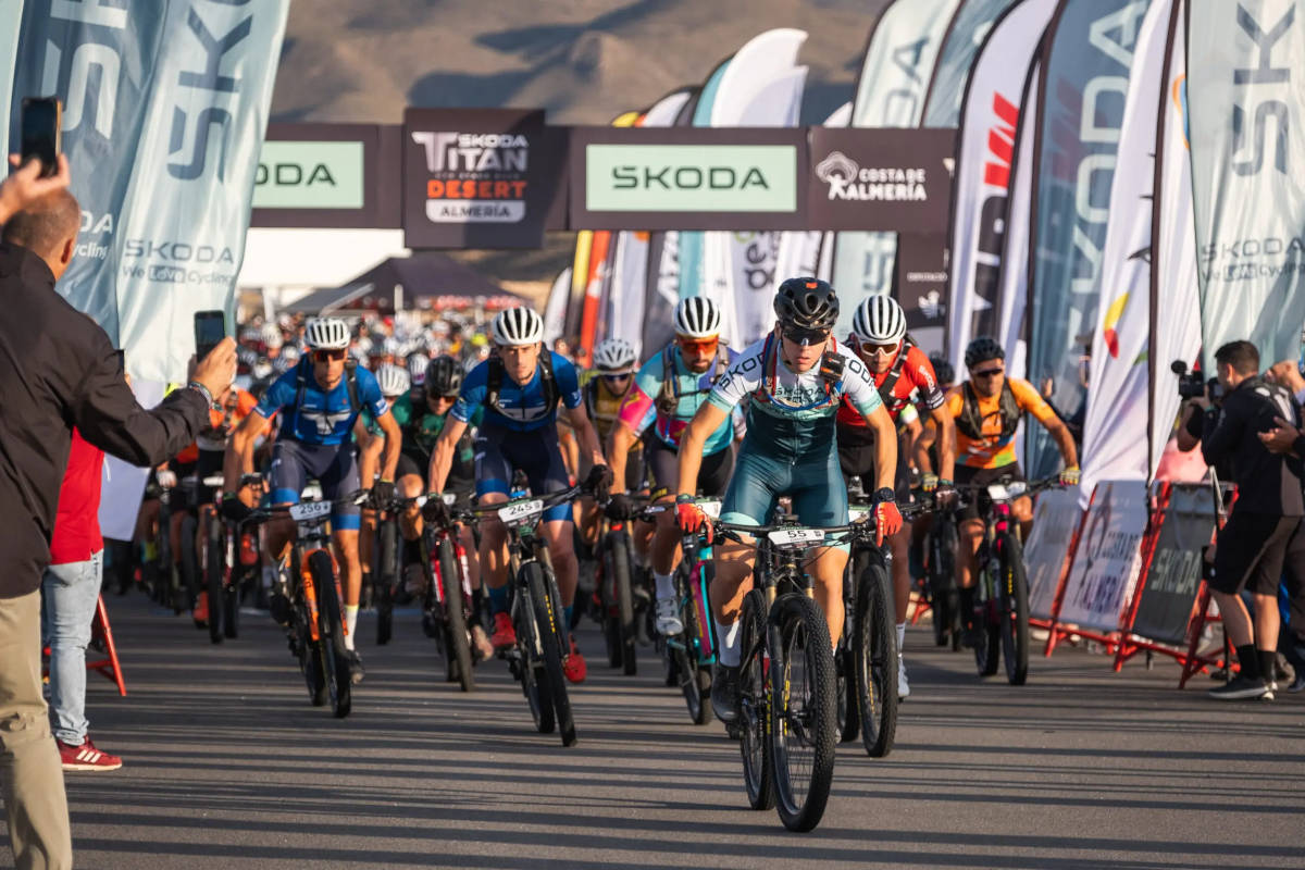 Participantes de la prueba. Imagen: Skoda Titan Desert Almería