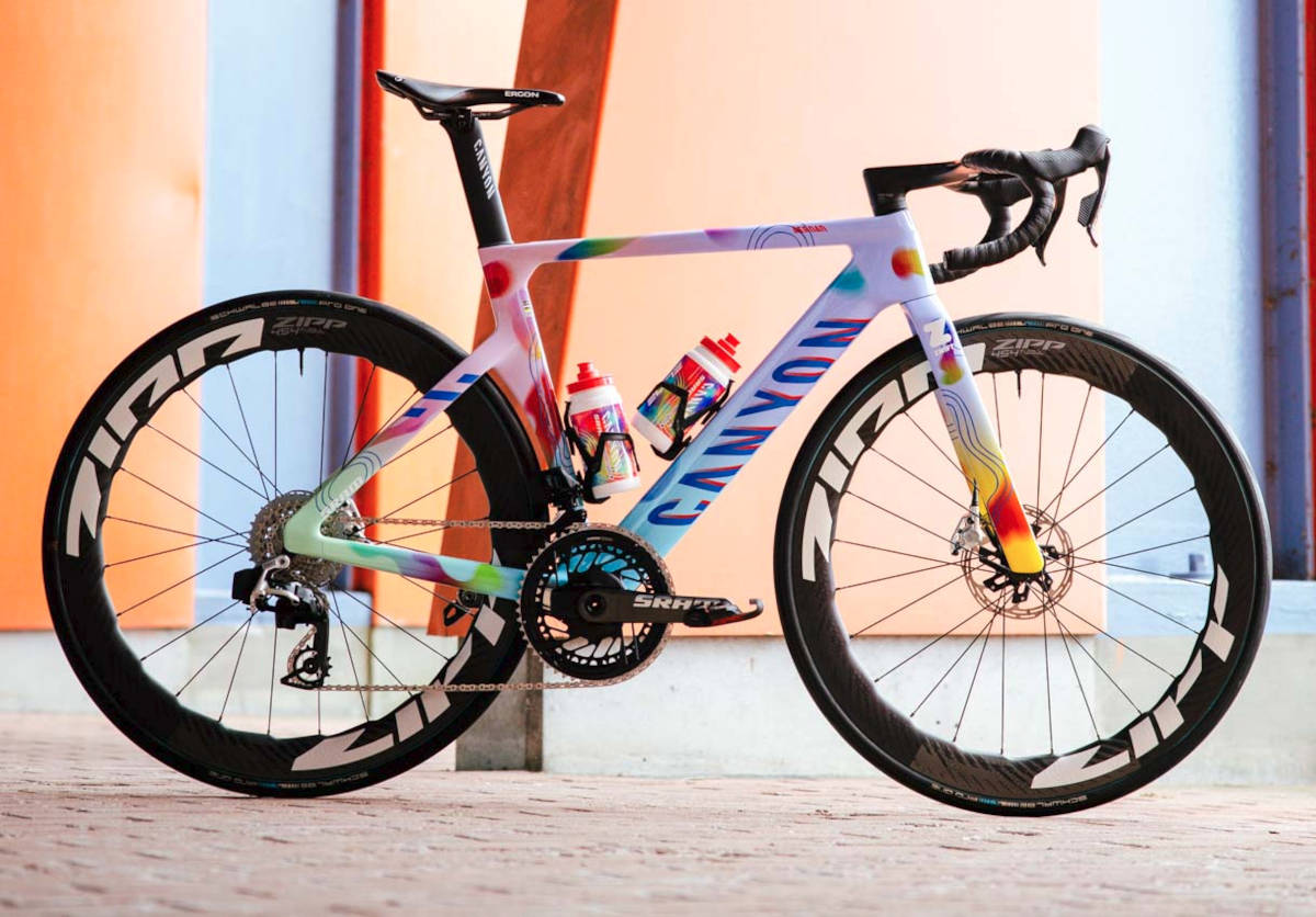 Bicicleta personalizada con el programa MyCanyon. Imagen: Canyon Bicycles