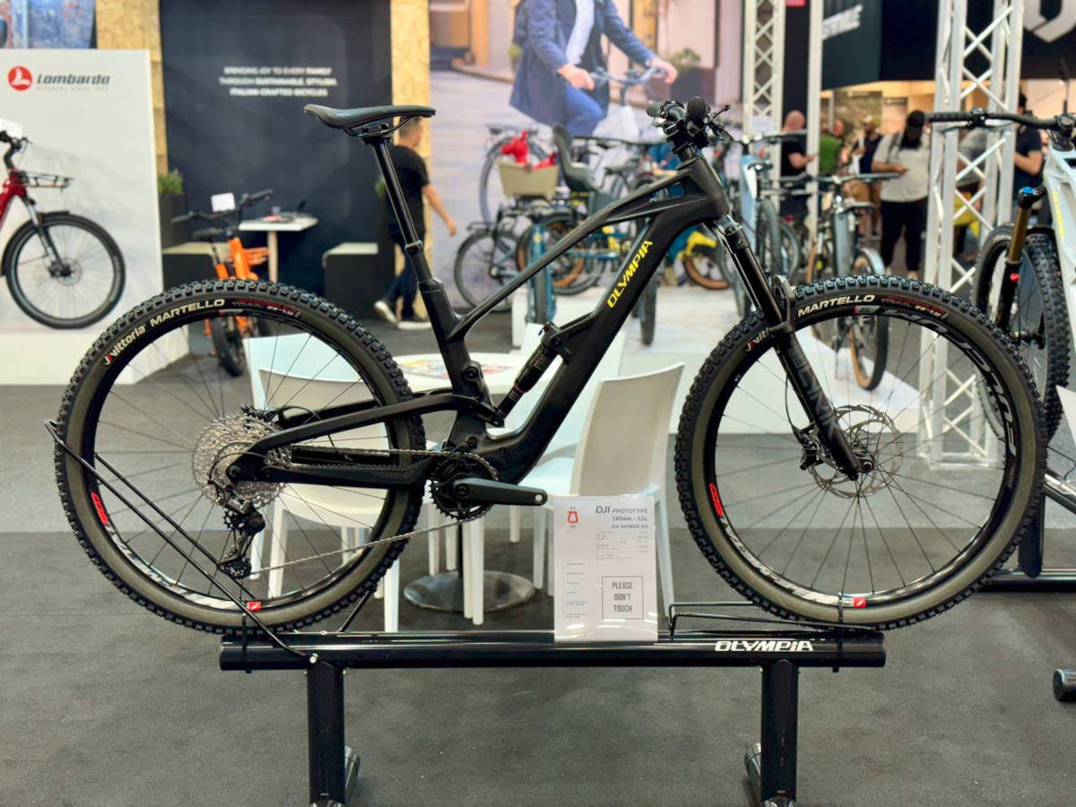 Prototipo de e-MTB. Imagen: Olympia Cycles