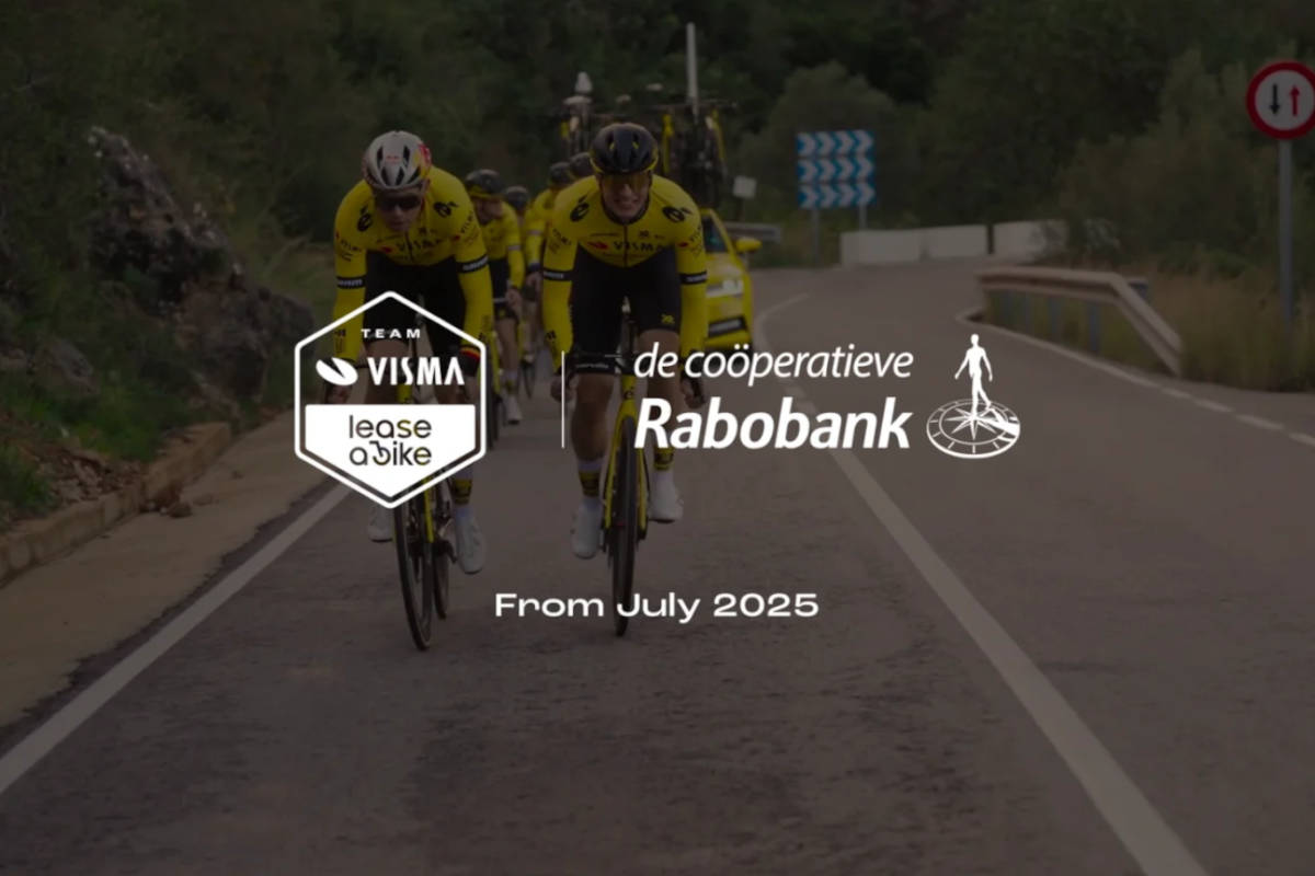 Rabobank, patrocinador del Visma | Lease a Bike. Imagen: Visma | Lease a Bike