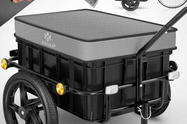 Remolque Kesser para bicicletas: una opción económica y versátil por poco más de 100 euros