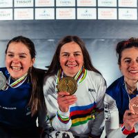 Baumann, Tupin y Grisel brillan en el Campeonato del Mundo de Snow Bike UCI 2025