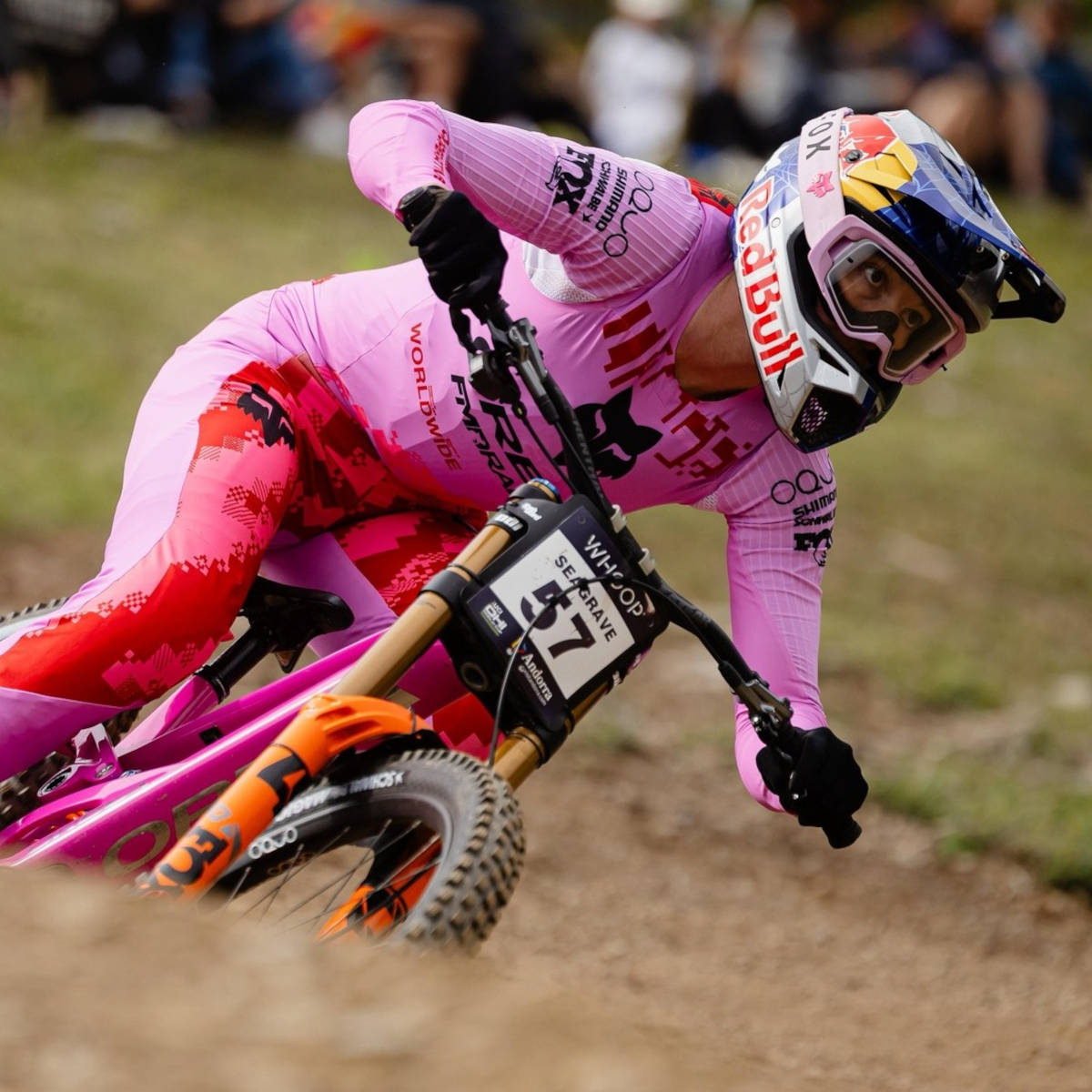 Tahnée Seagrave. Imagen: WHOOP UCI Mountain Bike World Series