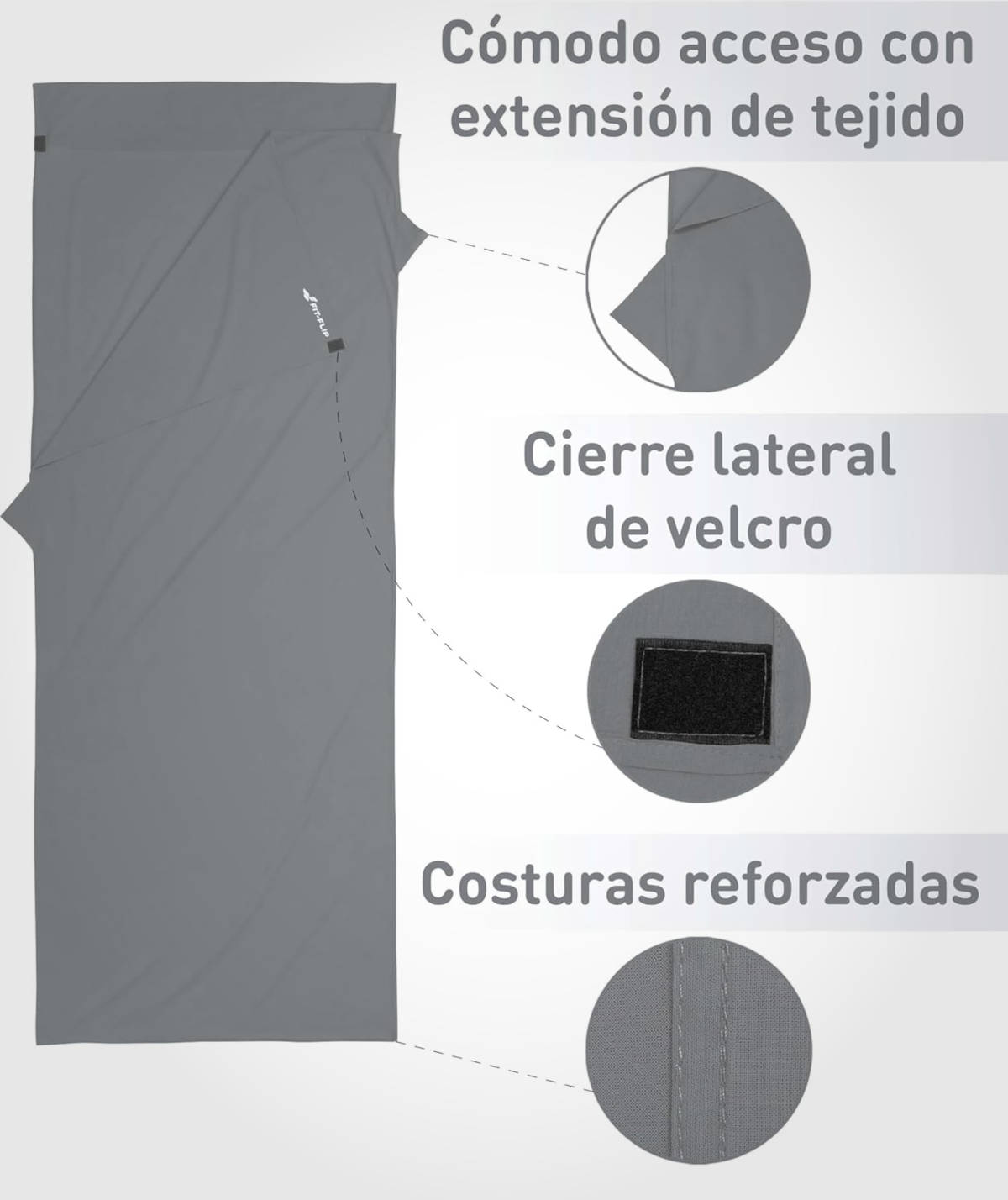 Saco de dormir. Imagen: Fit-Flip