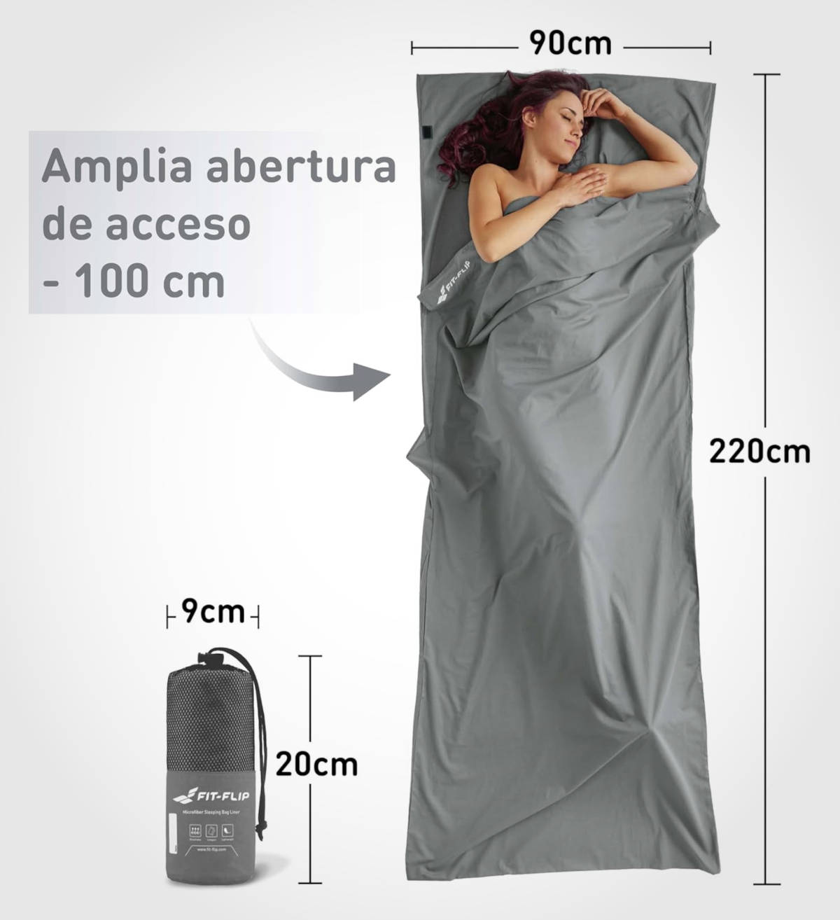 Saco de dormir. Imagen: Fit-Flip