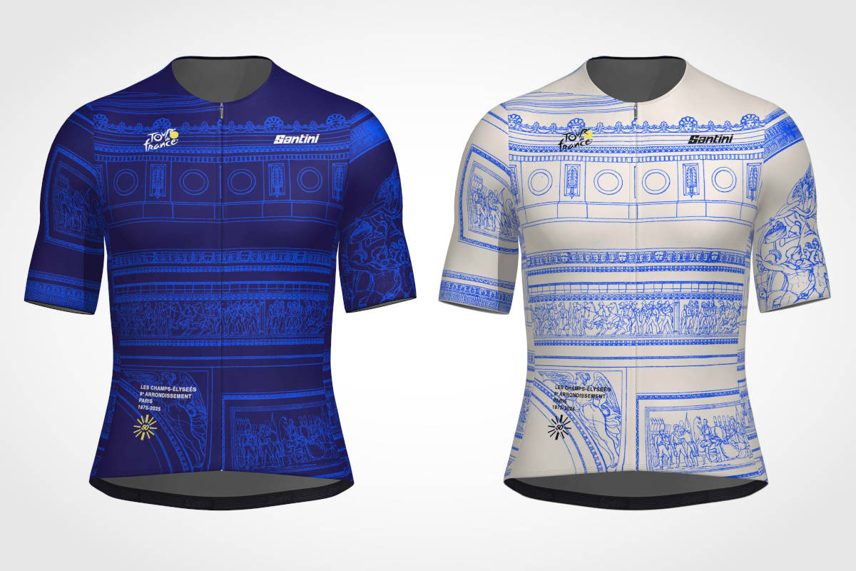Maillot Arco del Triunfo. Imagen: Santini
