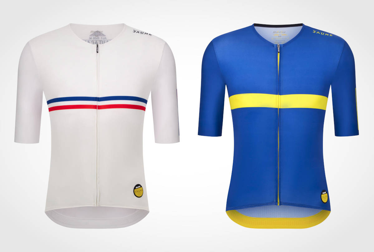 Maillots Hautacam y Col de la Madeleine. Imagen: Santini