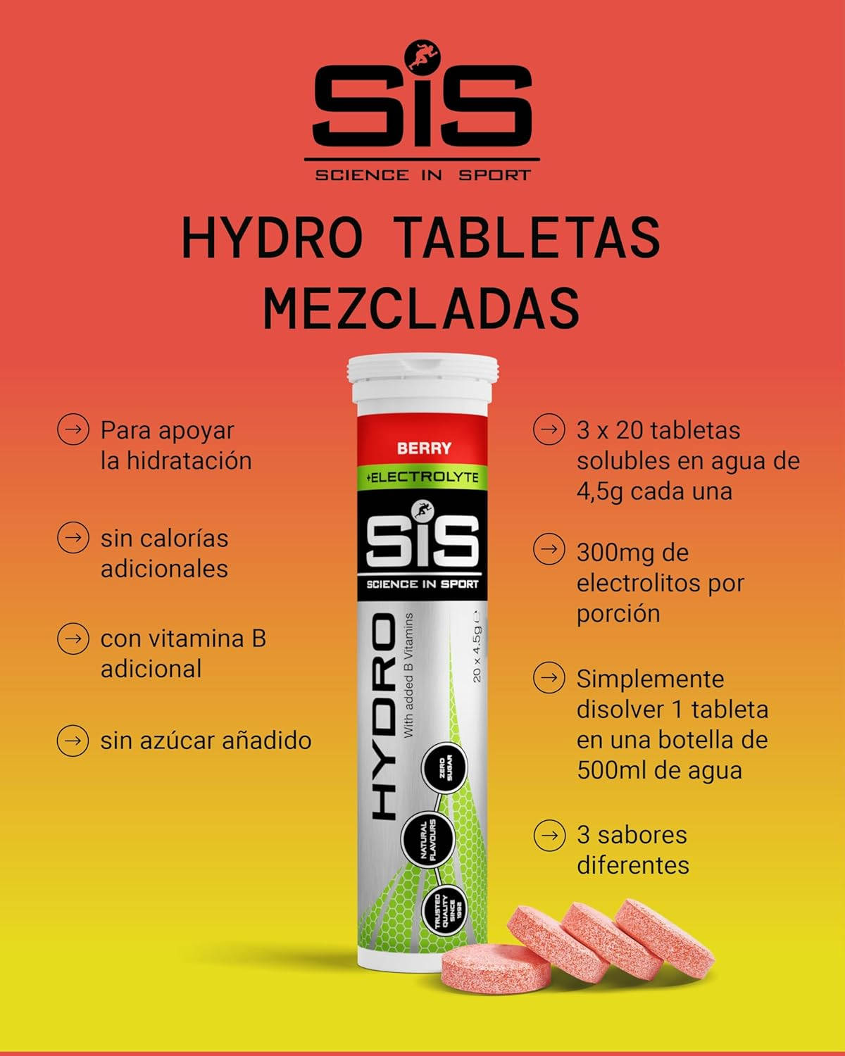 Science in Sport Hydro. Imagen: Science in Sport