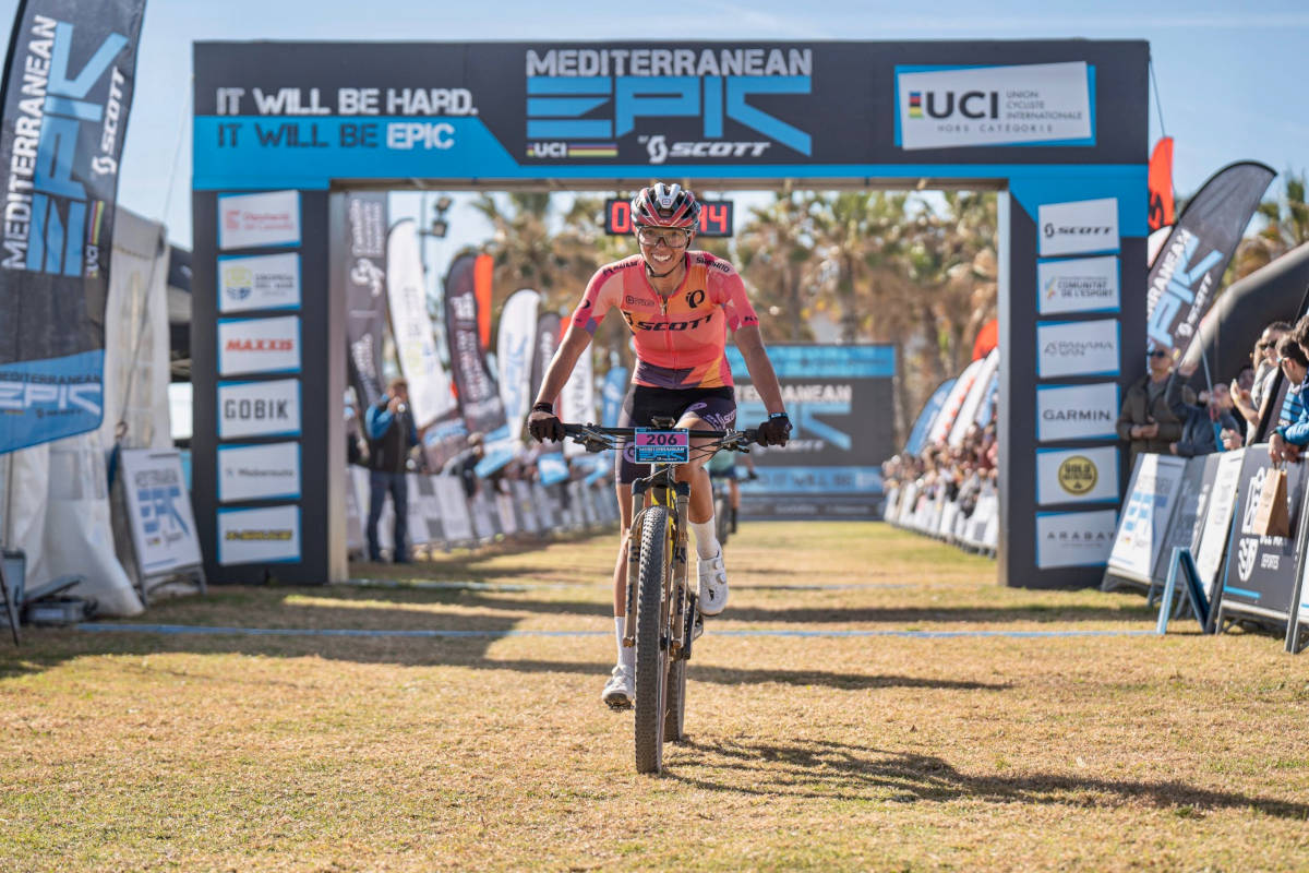 Participante de la prueba. Imagen: SCOTT Mediterranean Epic MTB