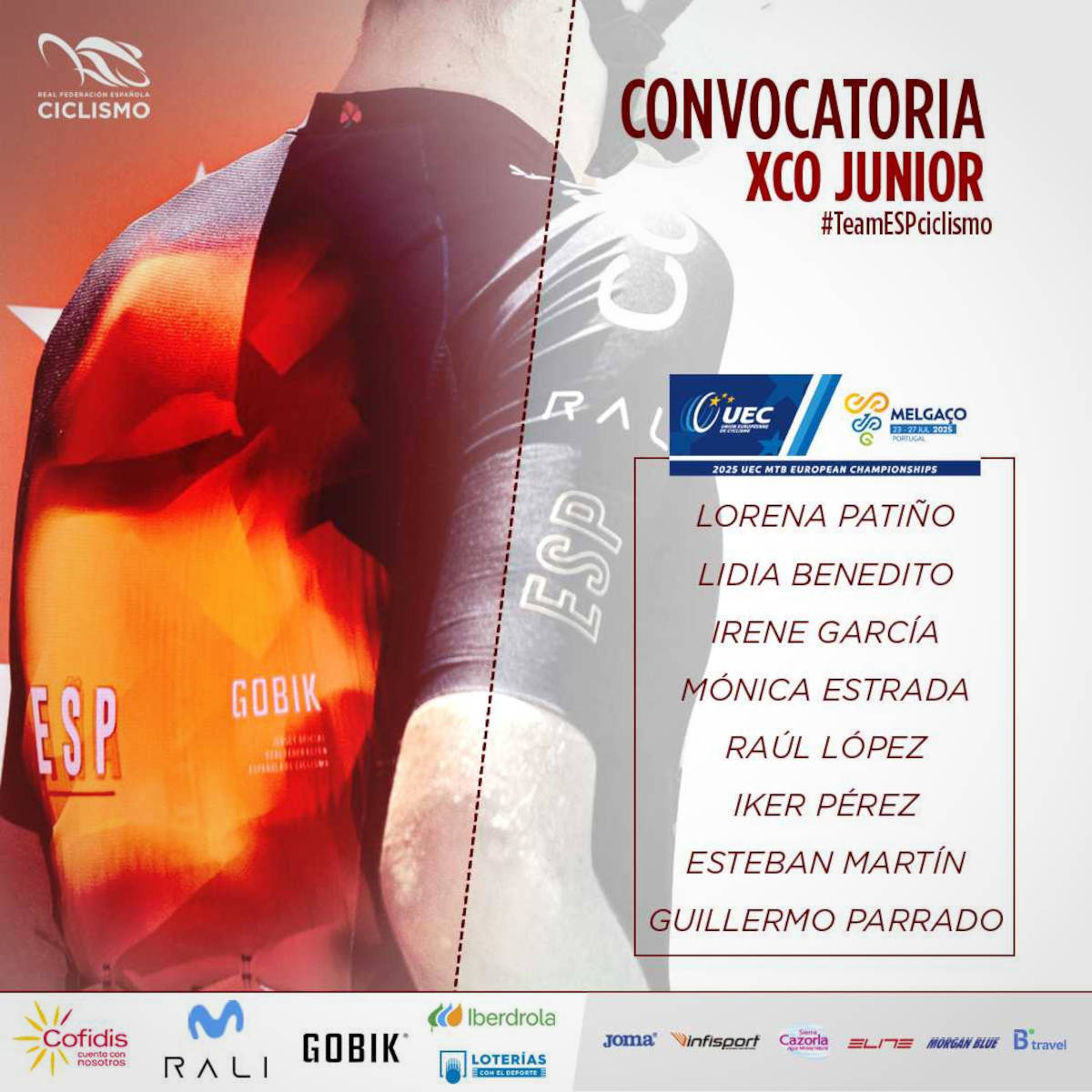 Convocatoria Júnior. Imagen: RFEC