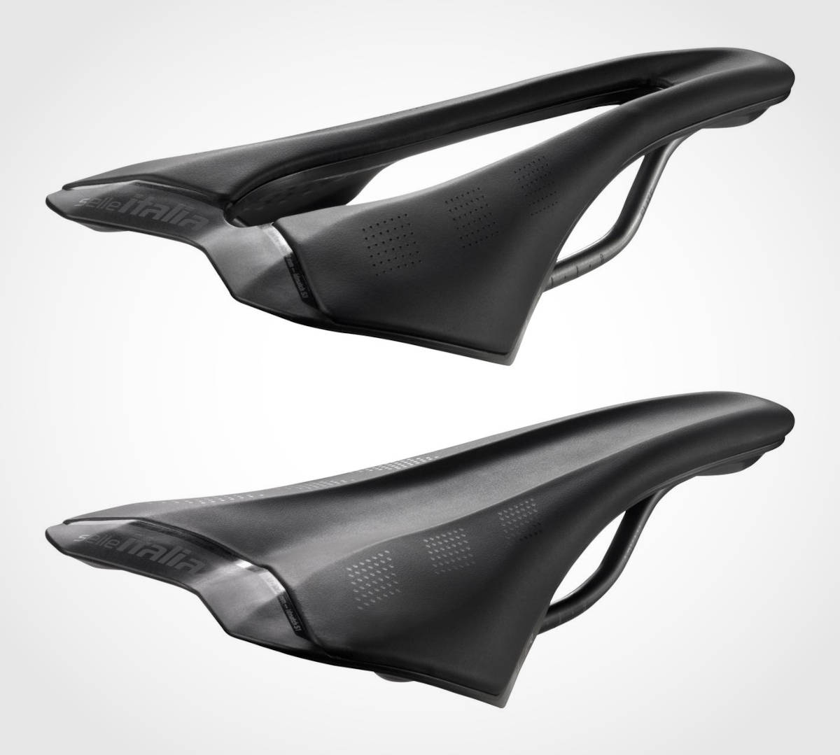 Selle Italia SLR Elite (arriba) y Advan. Imagen: Selle Italia