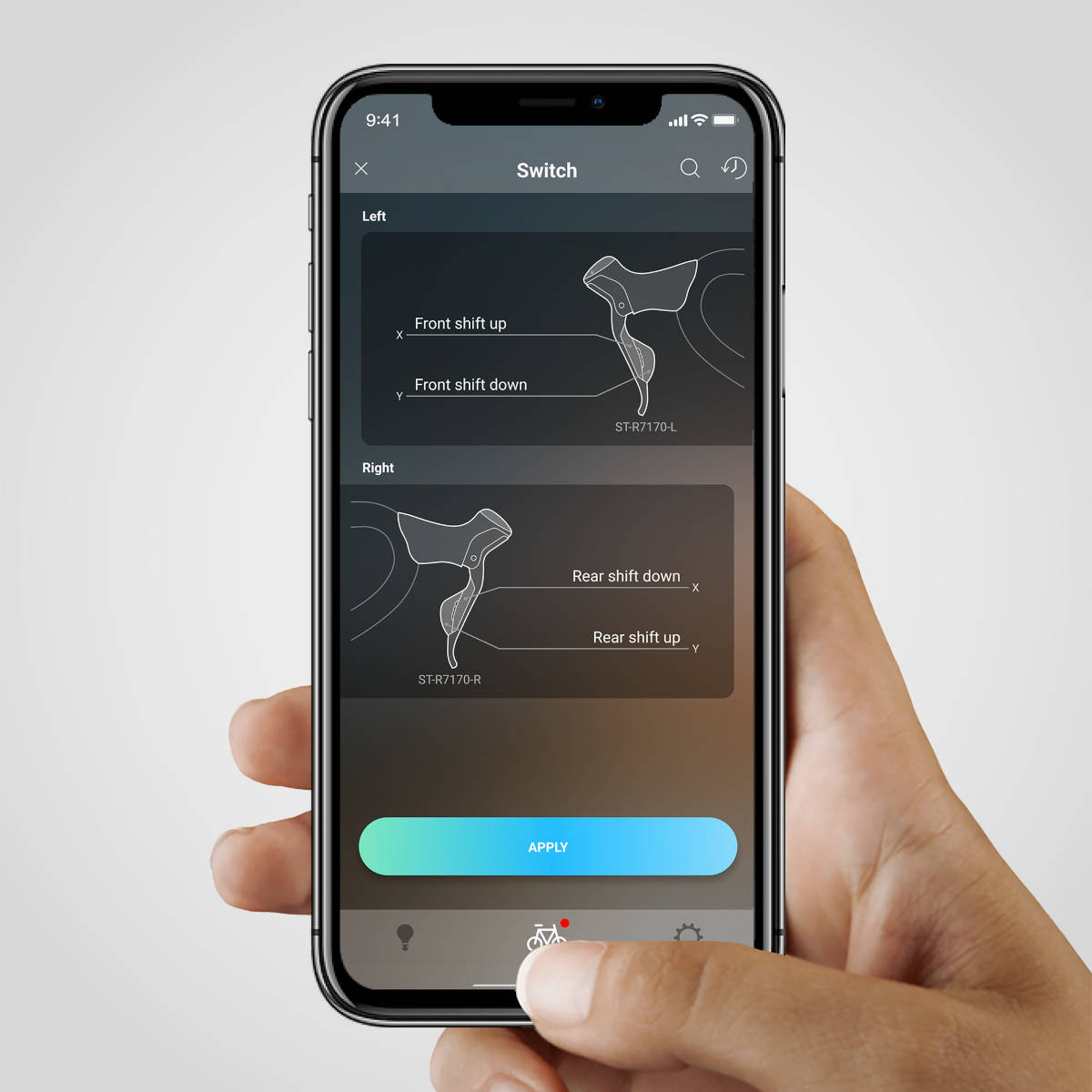 App E-TUBE PROJECT Cyclist. Imagen: Shimano