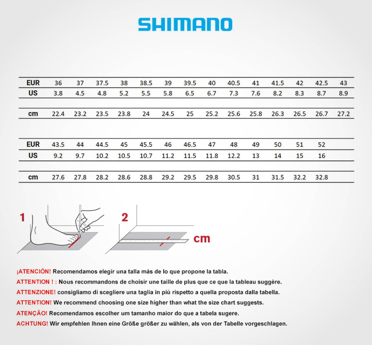 Shimano XC502. Imagen: Shimano