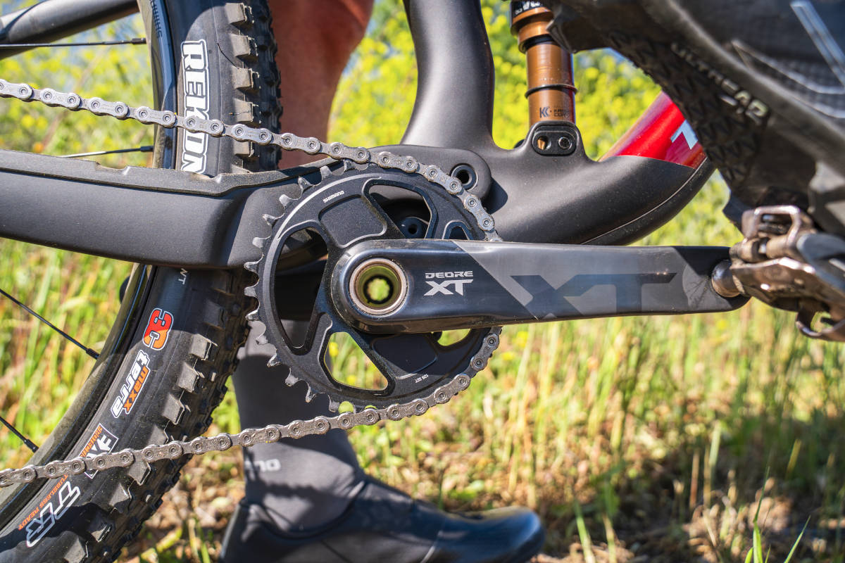 Bielas XT M8200 Di2. Imagen: Shimano