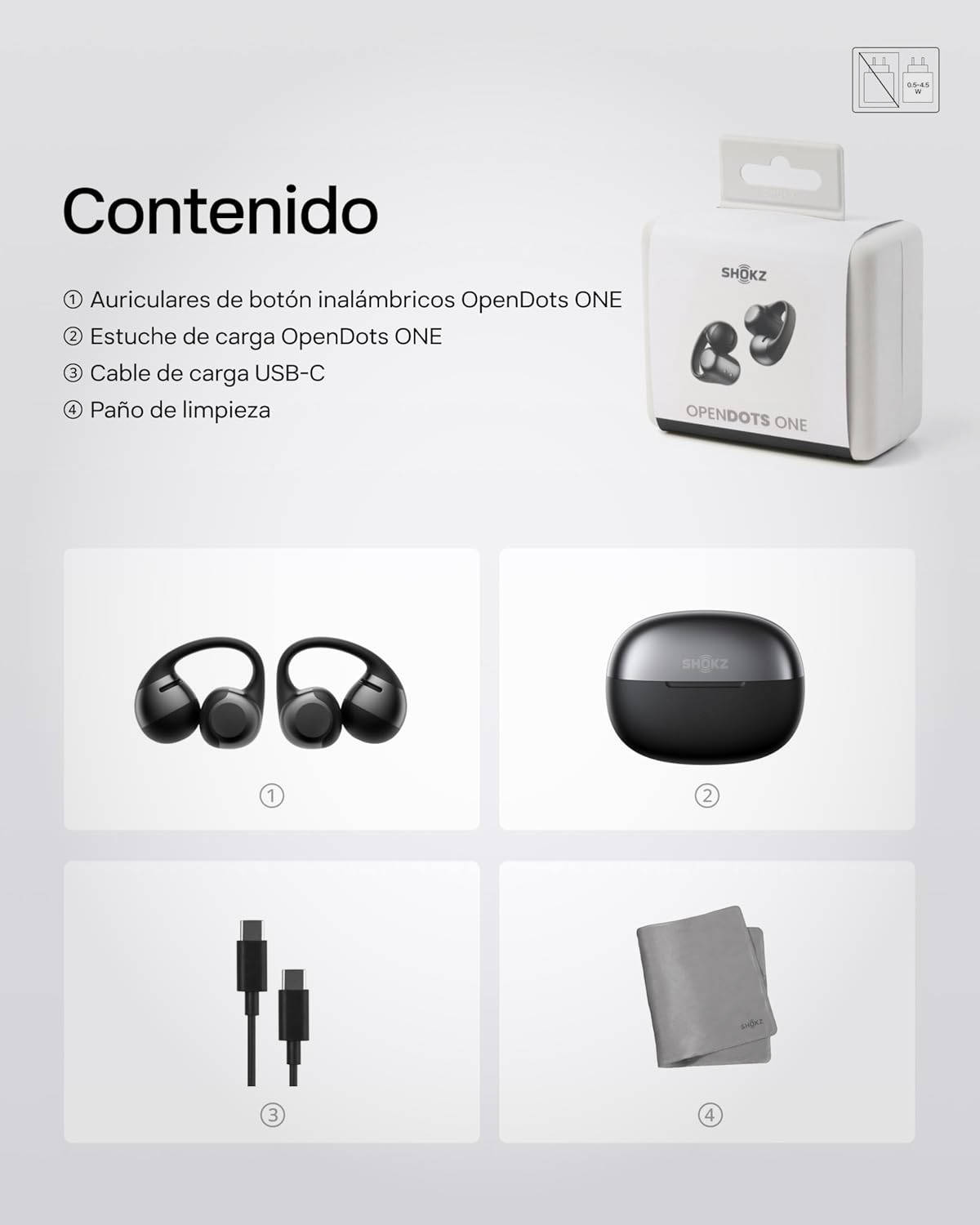Auriculares OpenDots ONE. Imagen: Shokz