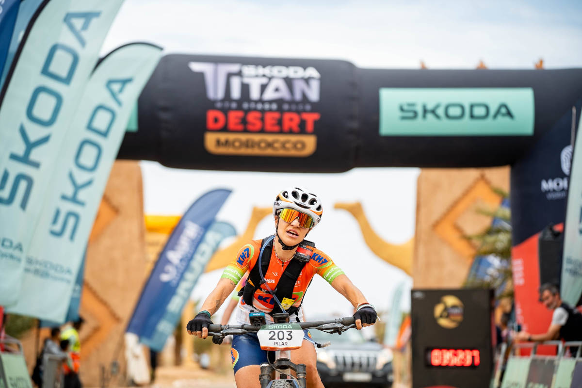 Pilar Fernández. Imagen: Skoda Titan Desert Morocco