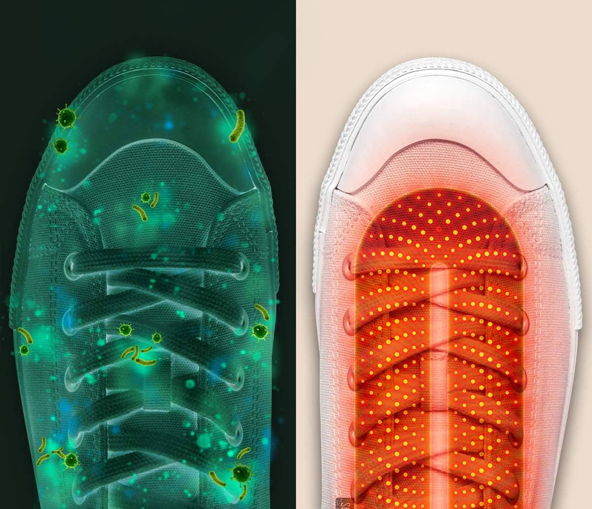 Secador eléctrico de zapatillas. Imagen: Snowpea