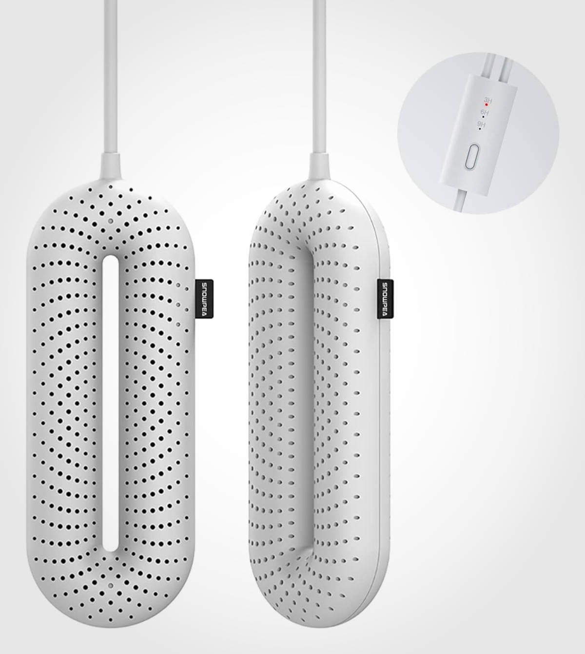 Secador eléctrico de zapatillas. Imagen: Snowpea