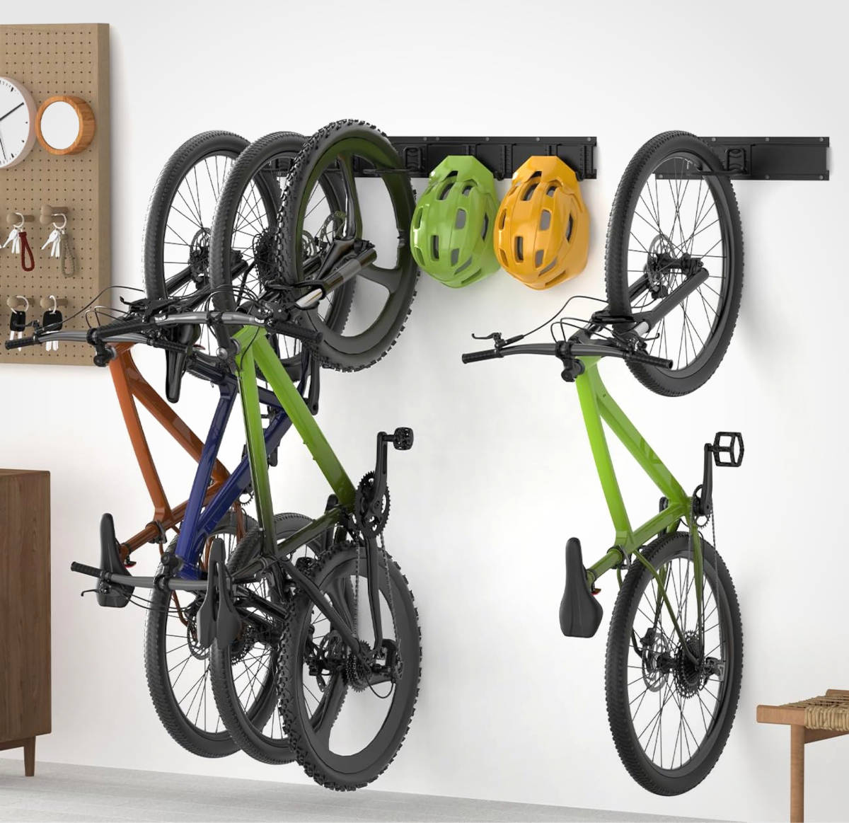 Soporte de pared Housolution: la solución económica y robusta para guardar hasta 4 bicicletas en el garaje