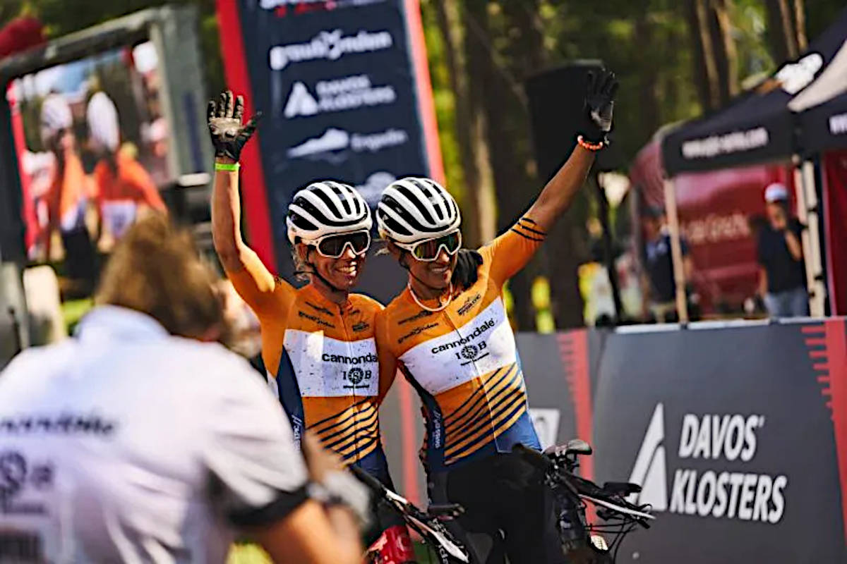 Mónica Calderón y Tessa Kortekaas, defensoras del título. Imagen: SPAR Swiss Epic