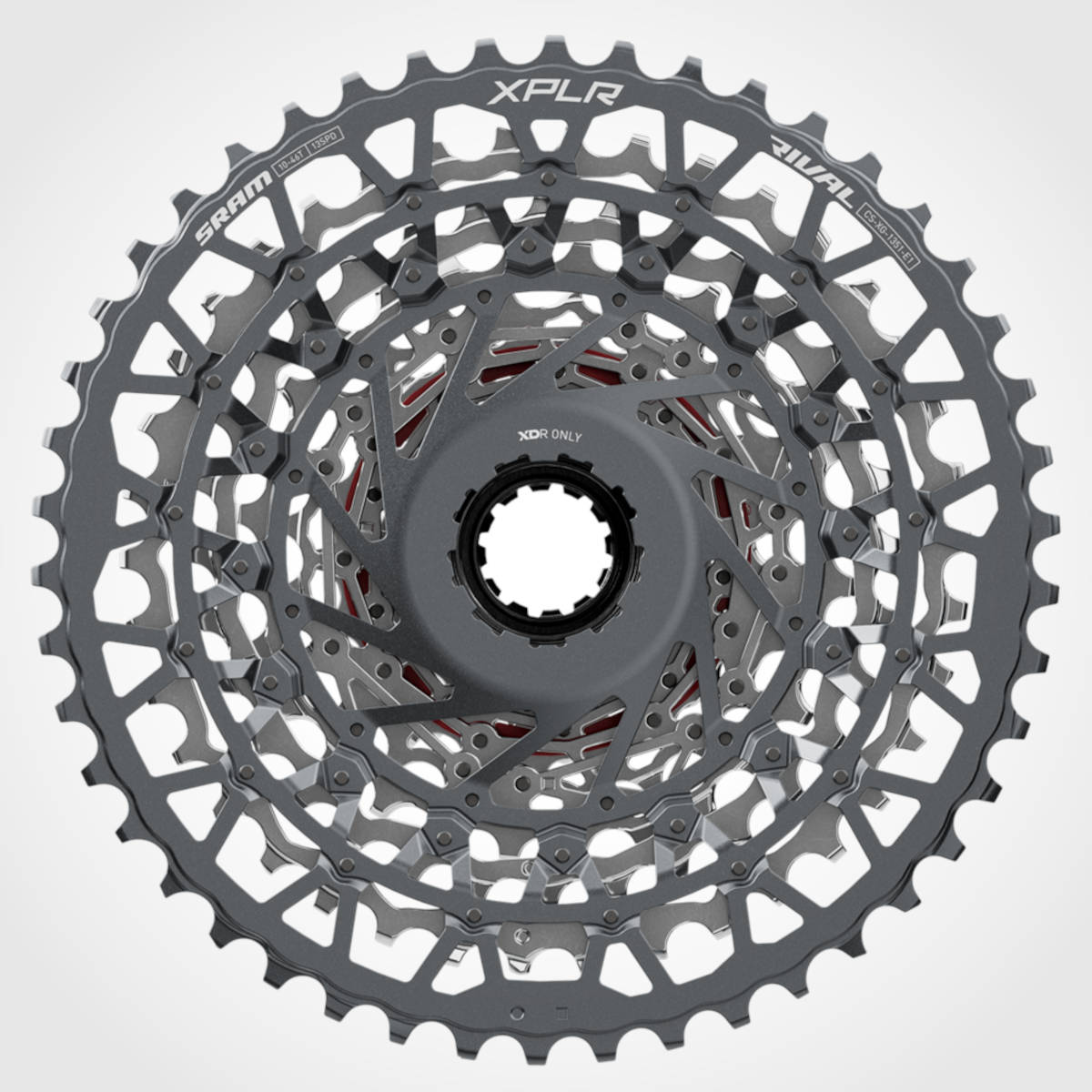 Cassette SRAM Rival XPLR AXS. Imagen: SRAM