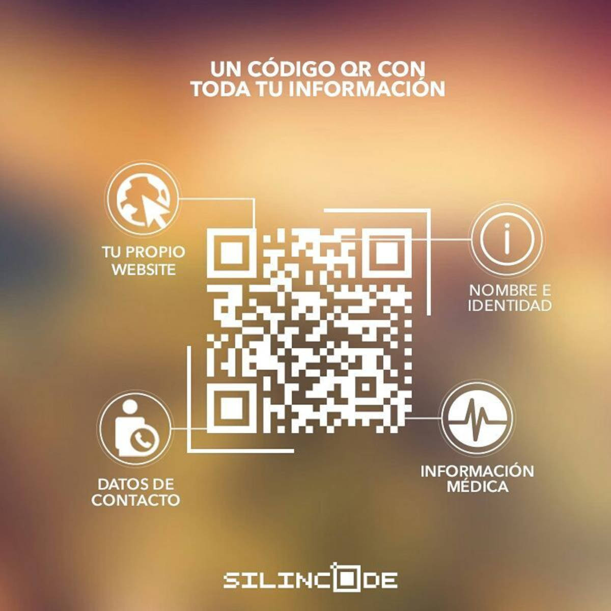 Stiker Silincode SOS. Imagen: Silincode