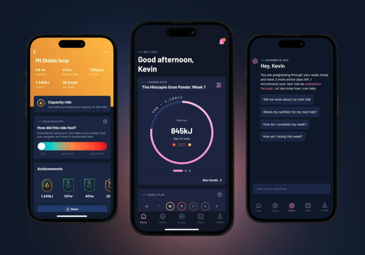 The Breakaway app. Imagen: The Breakaway