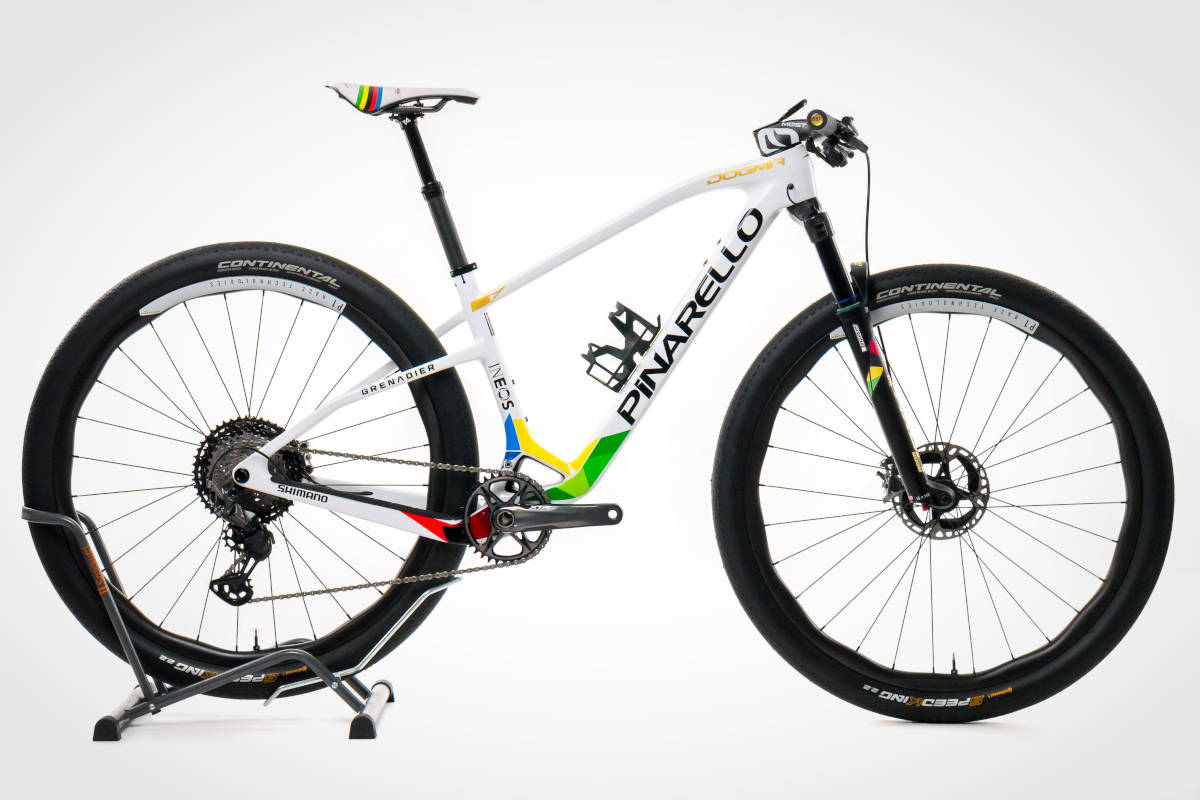 La Pinarello Dogma XC de Tom Pidcock para los JJ.OO. de París 2024, disponible en subasta exclusiva en Bikeroom
