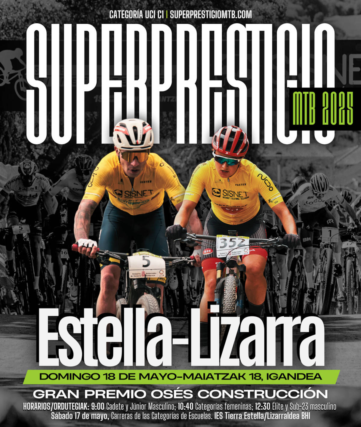 Cartel oficial de la prueba. Imagen: Superprestigio MTB