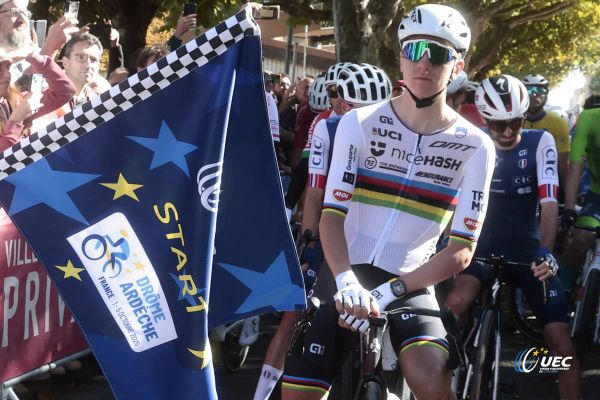 Pogacar suma el título europeo tras una nueva exhibición en Drôme Ardèche