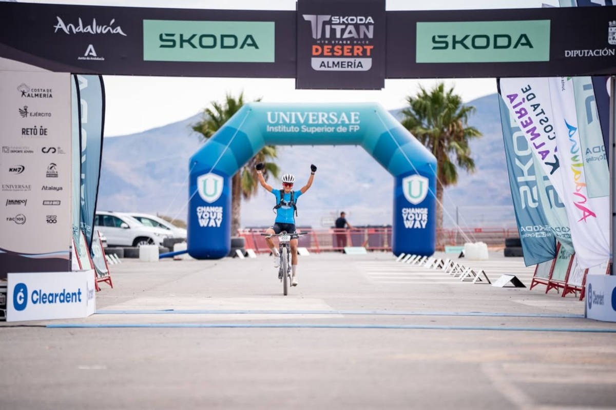 Natalia Fischer. Imagen: Titan Desert Almería
