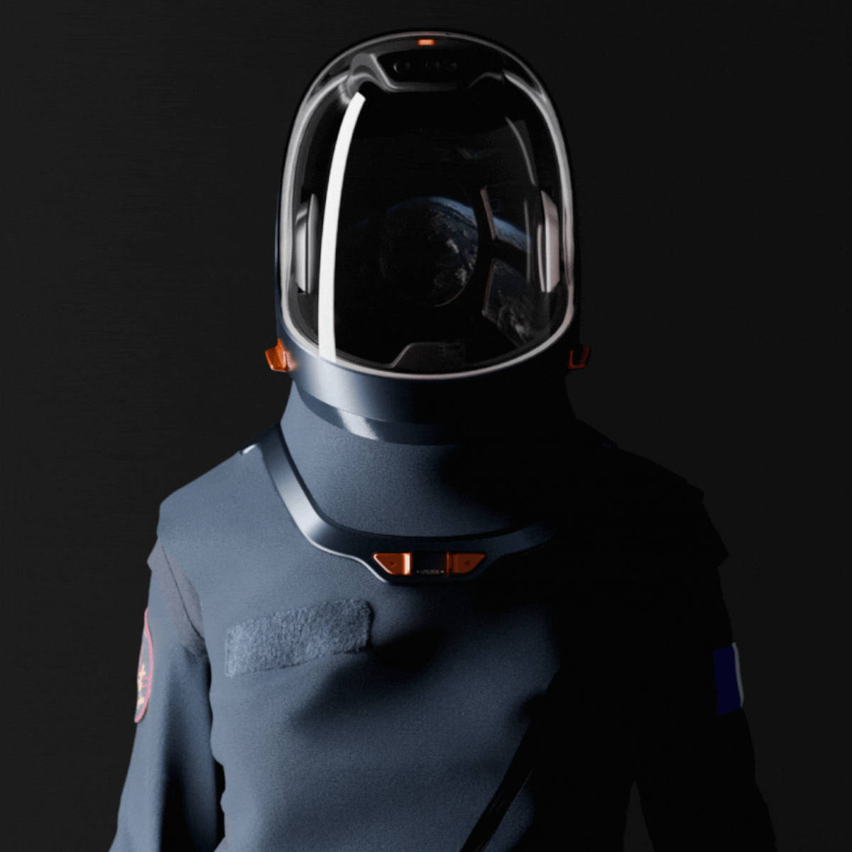 Traje espacial Eurosuit. Imagen: Decathlon