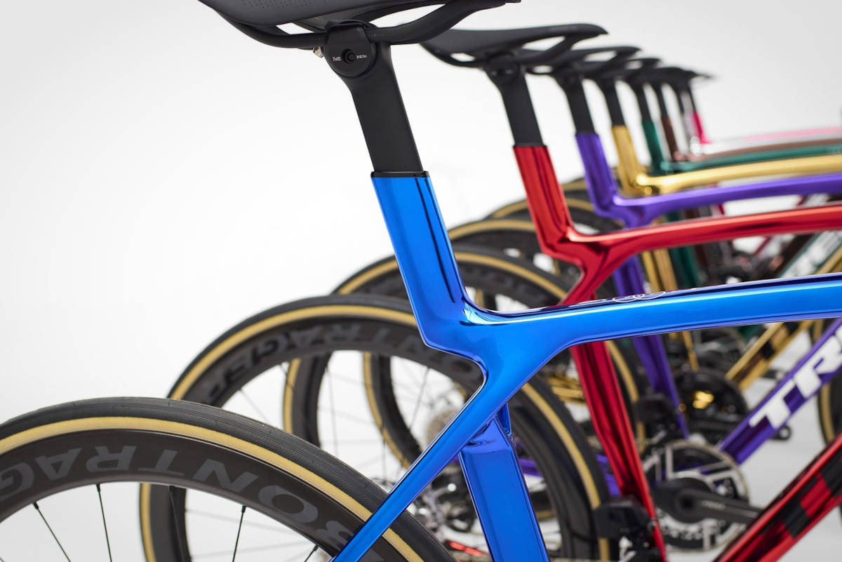 Pintura Trek Project One ICON Chroma. Imagen: Trek Bikes
