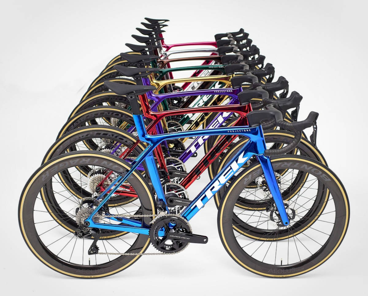 Pintura Trek Project One ICON Chroma. Imagen: Trek Bikes