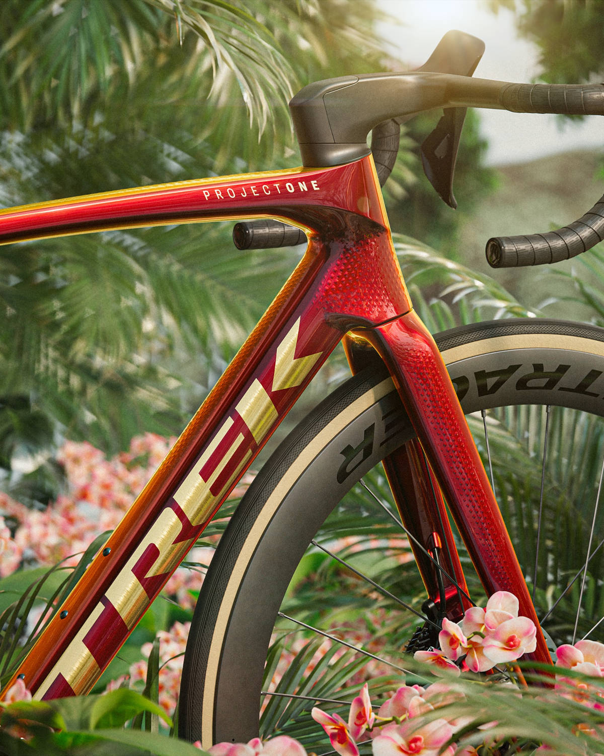 Trek Madone Gen 8 con pintura Project One ICON Serpentine. Imagen: Trek Bikes