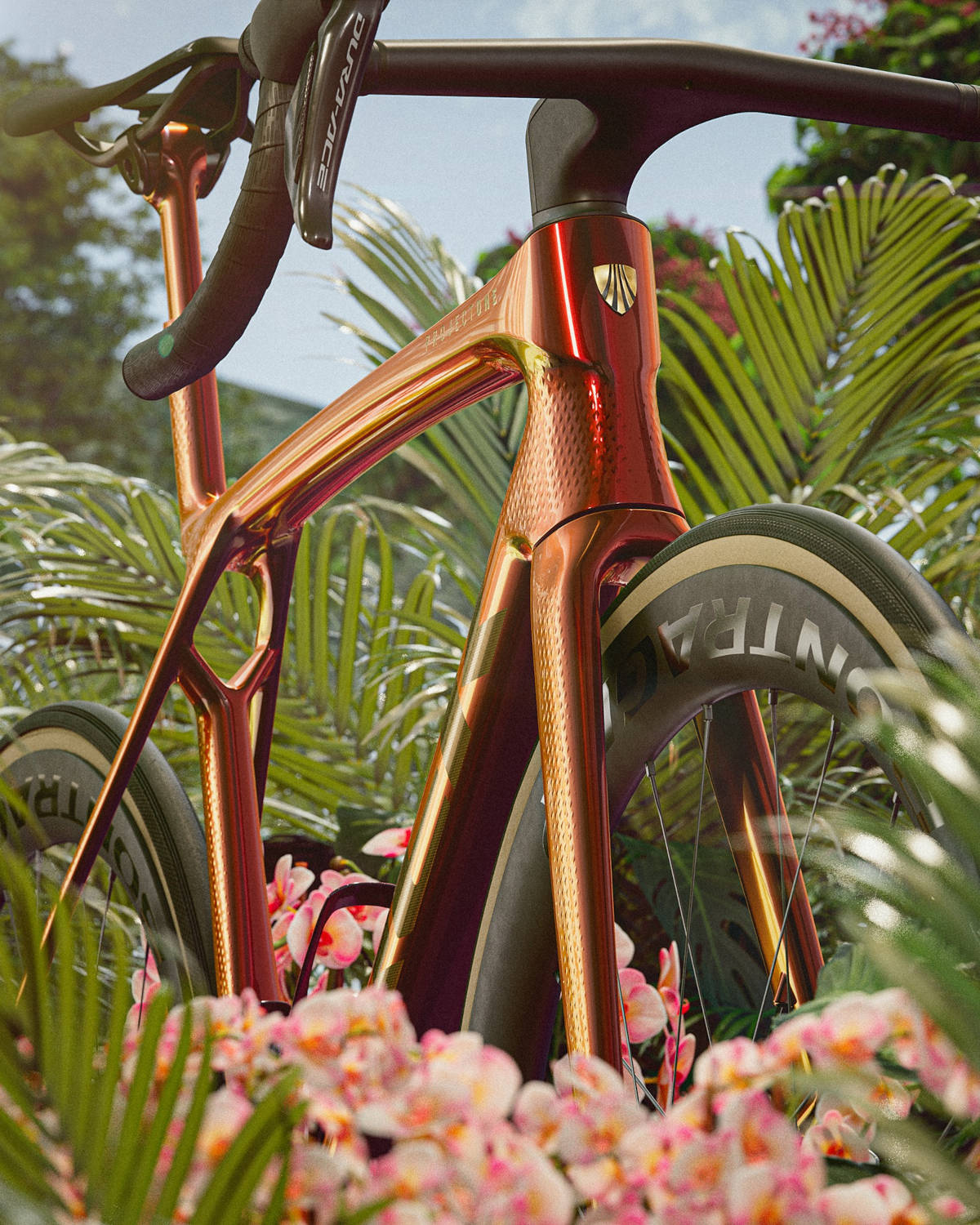 Trek Madone Gen 8 con pintura Project One ICON Serpentine. Imagen: Trek Bikes