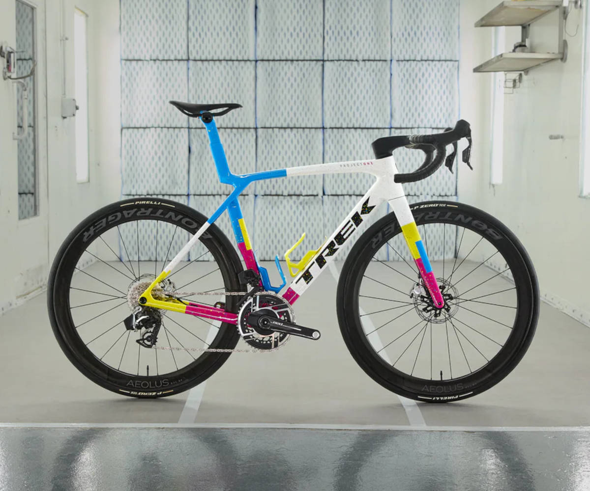 Trek Madone SLR con pintura Project One ICON Untitled No. 25. Imagen: Trek Bikes