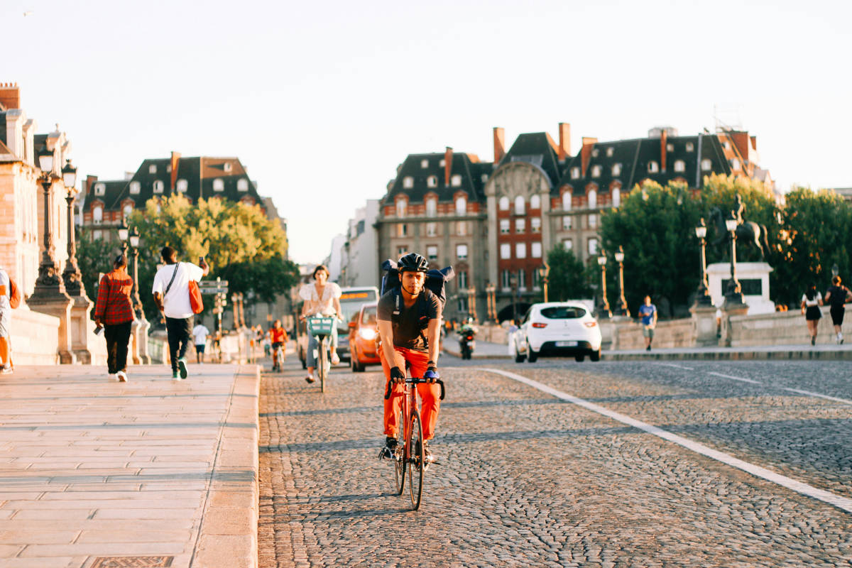Ciclistas urbanos. Imagen: UCI