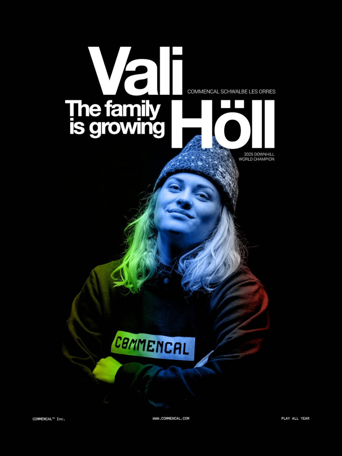 Valentina Höll. Imagen: Commencal Schwalbe by Les Orres