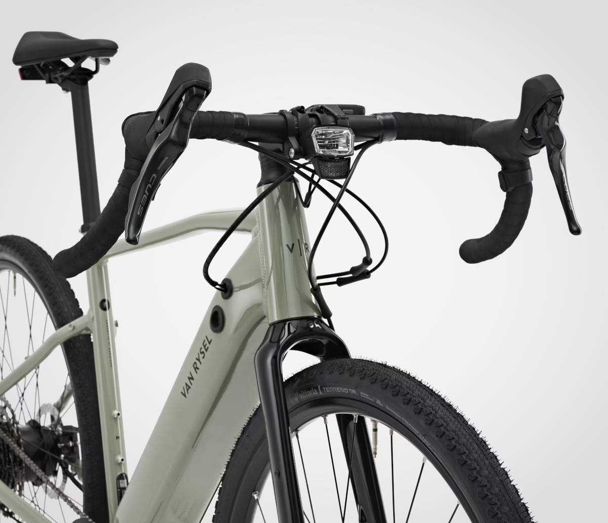 Van Rysel E-GRVL AF Discover. Imagen: Decathlon