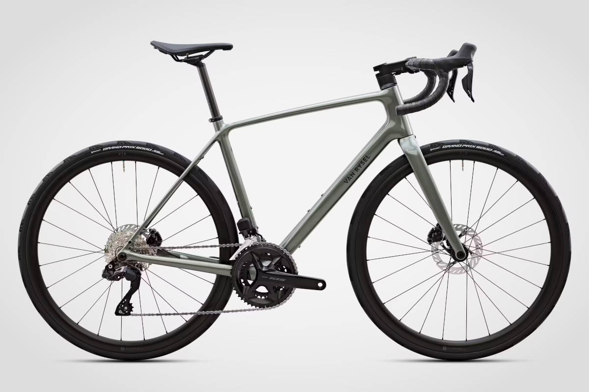 Van Rysel EDR CF Ultra 105 Di2. Imagen: Decathlon