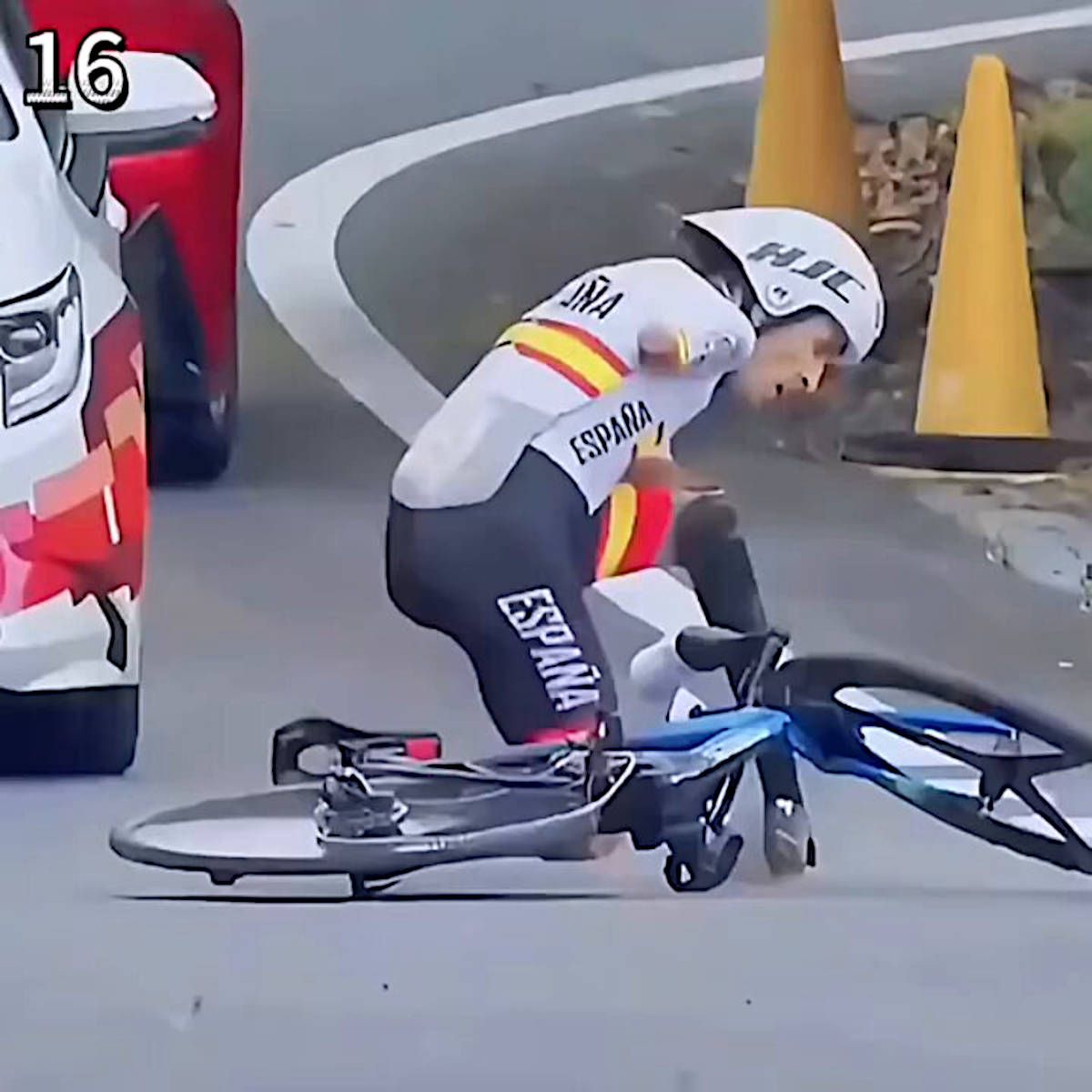 Ciclista paralímpico. Imagen: X