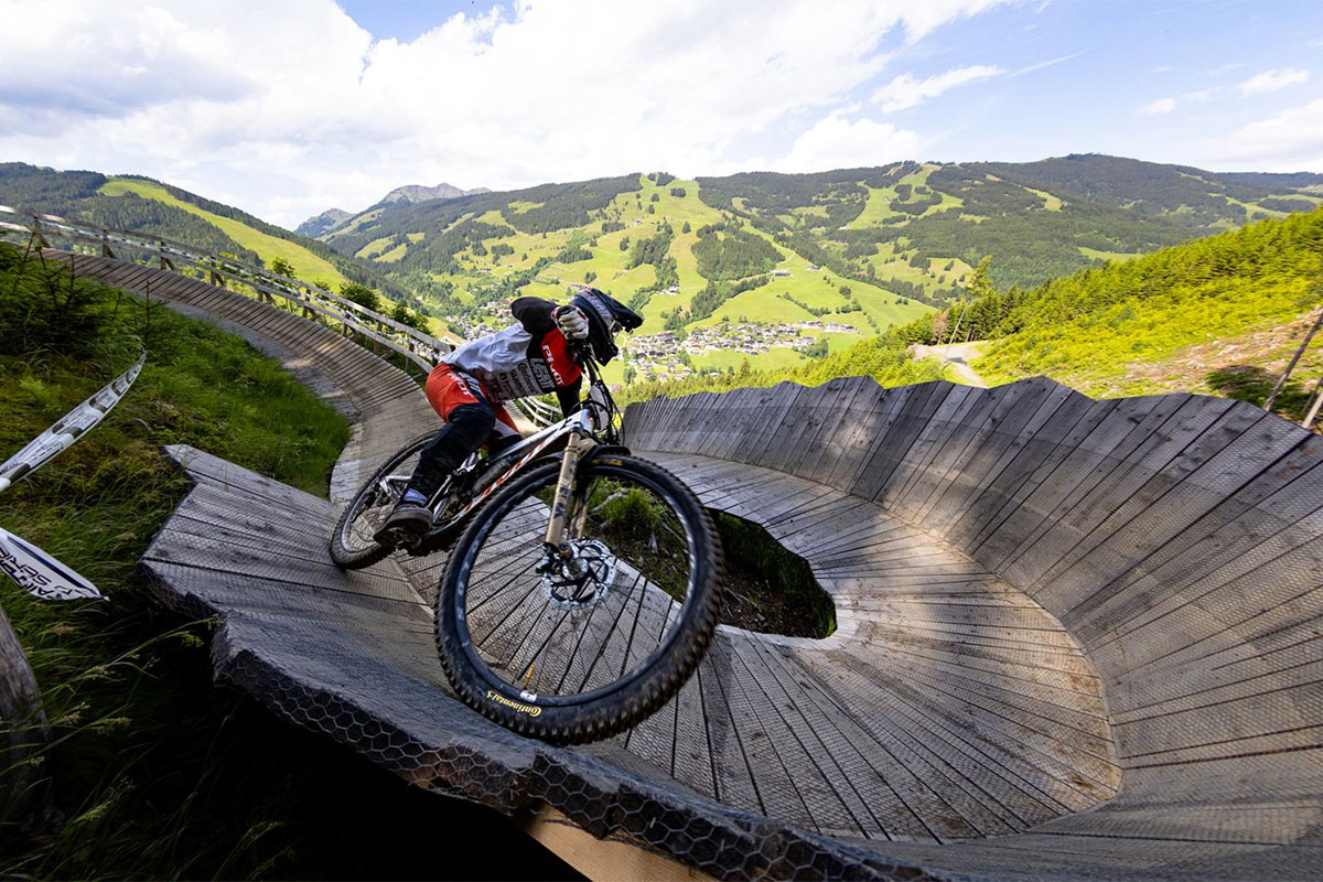 Epic Bikepark de Saalfelden Leogang. Imagen: WHOOP UCI Mountain Bike World Series