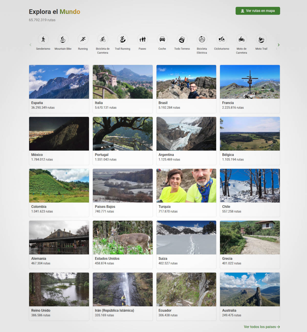 Wikiloc presenta nuevas funciones para explorar rutas y lugares destacados